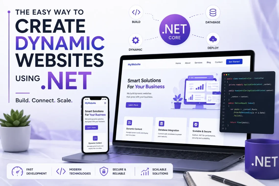How to Build Dynamic Websites with .NET | Web Development Guide