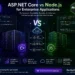 ASP.NET Core vs Node.js performance comparison for enterprise APIs, cloud applications, security, and scalable backend development