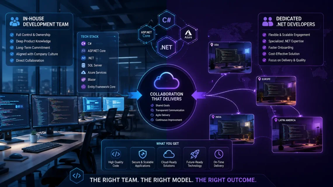 Dedicated vs In-House .NET Developers: Which Is Better?