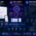 Frontend vs backend vs full stack development showing web UI, ASP.NET Core APIs, databases, cloud infrastructure, and .NET application architecture